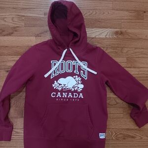 Roots Men's Maroon Hoodie